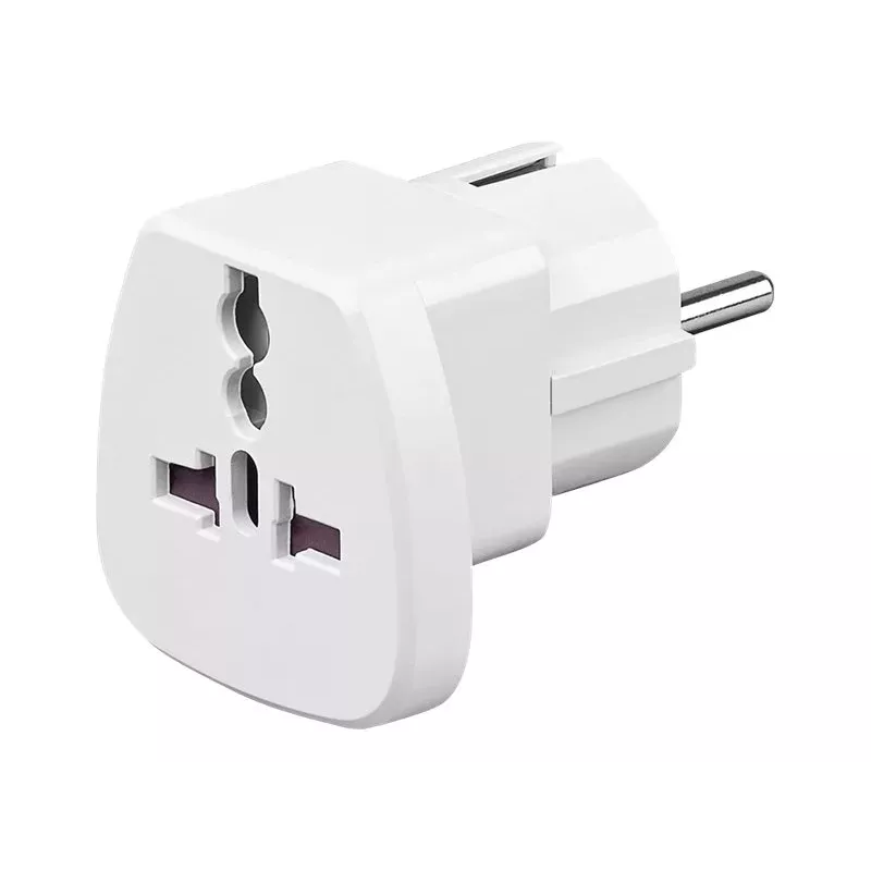 Goobay 94026 Ceļojumu adapteris UK, US, IT, CH uz ES, Balts