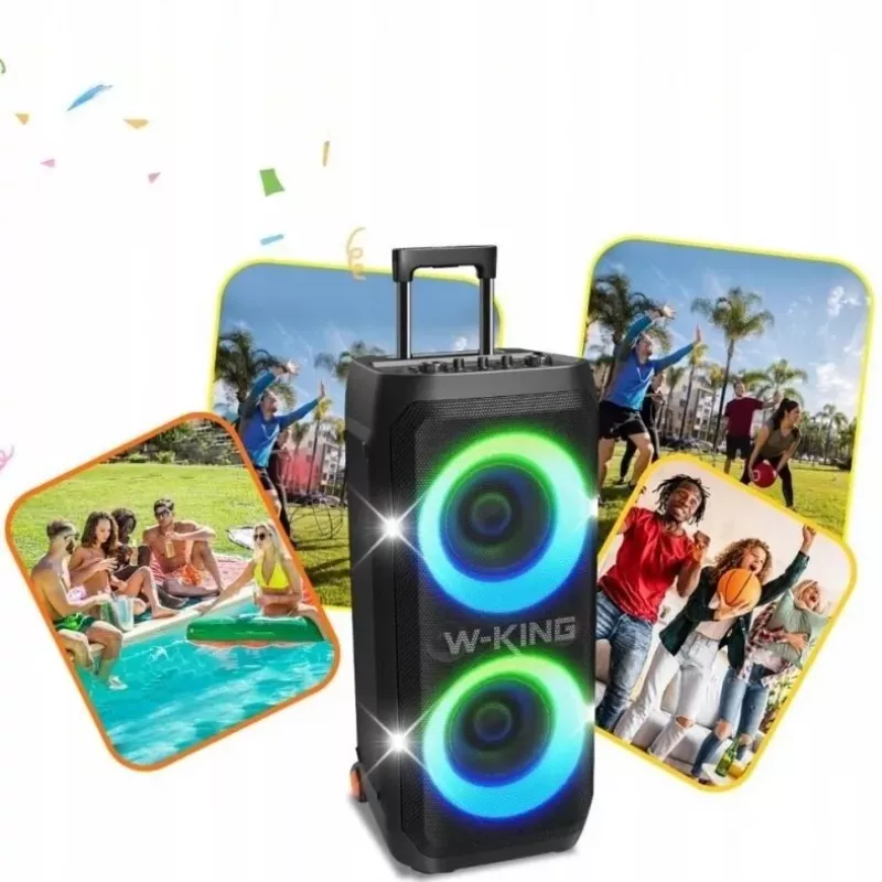 W-KING T12 Bezvadu Bluetooth skaļrunis – Melns