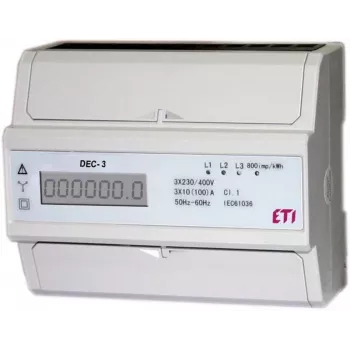 ETI Trīsfāžu modulārais elektroenerģijas skaitītājs DEC-3 3x230/400V 80A MID