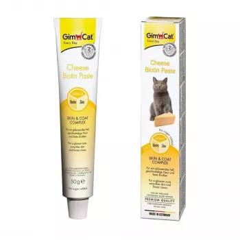 GIMCAT Cheese Biotin Paste - Kaķu gardumi - 50g