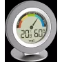 TFA 30.5019 Thermo-Higrometrs COSY - Digitālais iekštelpu termometrs un mitruma mērītājs ar Max/Min atmiņu, komforta zonas indikatoru, LCD displeju, balts