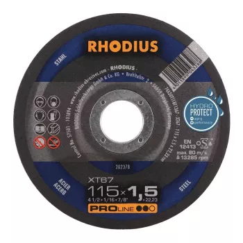 RHODIUS XT 67 115x1.5x22.23 Nogriešanas disks Pro Blue