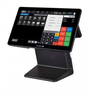 OLYMPIA T400K All-in-One 39.6 cm (15.6 collu) skārienekrāna POS terminālis melns