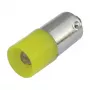 Scharnberger 37404 LED indikatora lampa R10x25mm Ba9s 24-28V AC/DC Balta
