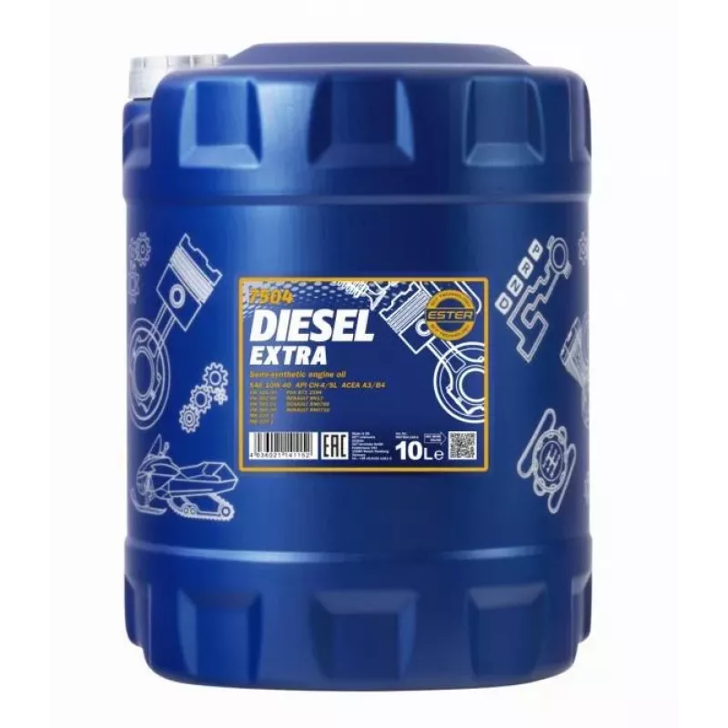 MANNOL Diesel Extra 10W-40 7504, Tilpums 10L