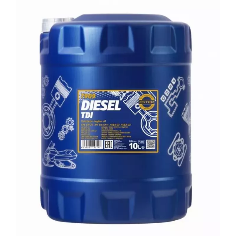 Mannol Diesel TDI 5W-30 7909, 10L Pilnībā sintētiskā motoreļļa