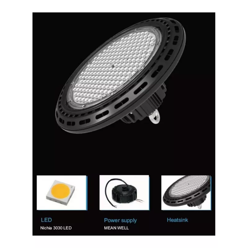 SYNERGY21 Synergy 21 LED Spot Pendant Light UFO 236W rūpnieciskai/ noliktavu lietošanai NW 120° DIM