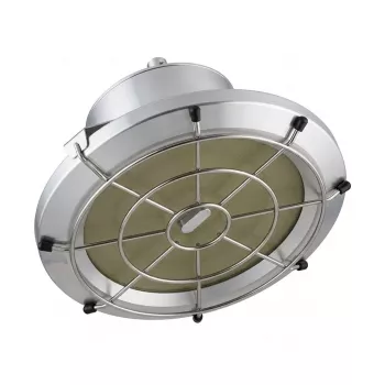 SYNERGY21 LED Spot Pendant Light UFO ar bumbu aizsargrežģi M 150W 18000lm 4000K IP65 Melns