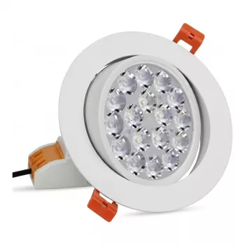 MIBOXER FUT062 9W Apaļš RGB+CCT viedais LED panelis ar RF un Wi-Fi, grozāms, 720lm, 2700K-6500K, balts
