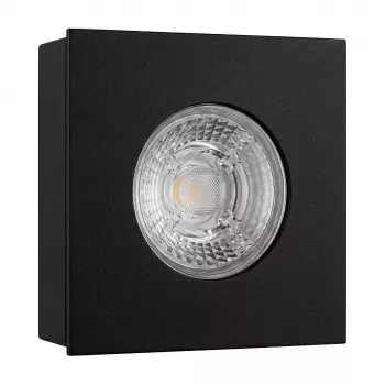 SYNERGY21 Synergy 21 LED Iebūvējamie Griestu Prožektori Helios Melns, Kvadrātveida, Virsmas Montāžas Rāmis