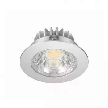 SYNERGY21 Synergy 21 LED Iebūvējamais Griestu Prožektors Helios Sudrabs - Apaļš - Silts Balts