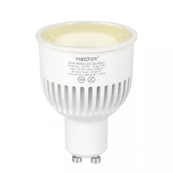 MIBOXER FUT107 LED Retrofit GU10 6W Dual White LED Spotlight