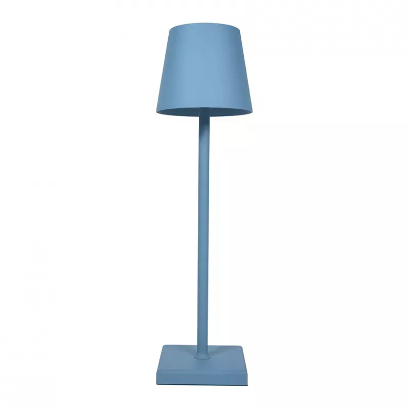 SYNERGY21 LED galda lampa ar uzlādējamu bateriju - skārienslēdzis ar regulējamu spilgtumu - zila