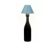 SYNERGY21 Synergy 21 LED galda lampa ar uzlādējamu bateriju pudelēm, āra IP54, skārienjutīgs slēdzis, regulējams spilgtums, zila