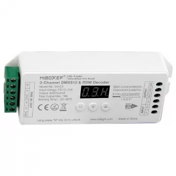 MIBOXER D3-CX LED DMX 3-Kanālu RGB Kontrolieris DMX512