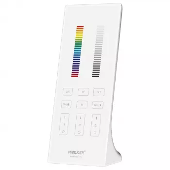 MIBOXER Y3-W 2.4GHz RGB+CCT LED tālvadības pults, 3 zonas, balta