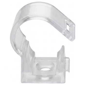 SYNERGY21 LED Flex Strip NEON 360° ar klipsi - 1m, silta balta 3000K, 24V, IP67