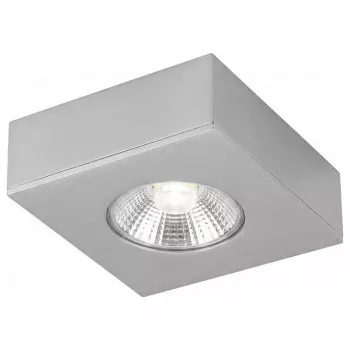 Synergy 21 LED Iebūvējamais Griestu Prožektors Helios Sudrabs - Kvadrāts - Virsmas Montāžas Rāmis