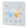 SYNERGY21 LED Controller EOS 05 Wall Dimmer Dual White (CCT) Touch 4 Zones