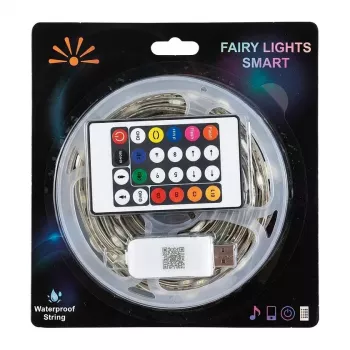 SYNERGY21 DIGITAL Party LED IP65 USB Controller ar RF tālvadības pulti vai Bluetooth lietotni, RGBW (S21-LED-JT240016)
