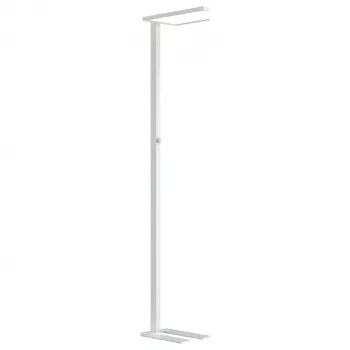 Synergy 21 LED Office Line stāvlampa Dike balta, regulējama spilgtuma