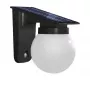 SYNERGY21 Synergy 21 LED sienas lampa ar uzlādējamu bateriju un saules paneli - Ball Milky -