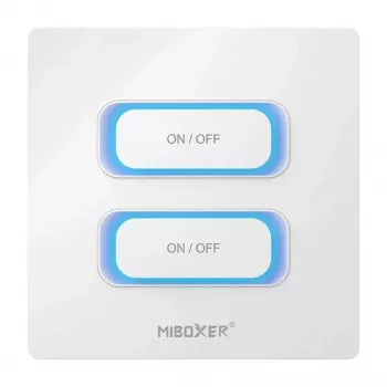 Synergy 21 LED tālvadības pults 2-grupu viedais slēdzis 2.4GHz kustības sensors + dimmer Milight/Miboxer (balts) (ESR2)