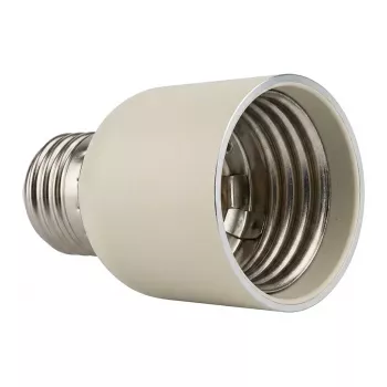 SYNERGY21 LED Adapter E27 uz E40 Balts