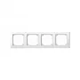 MERTEN 4-vietīgs rāmja pārsegs Polar White 29,4 x 8,1 cm System M