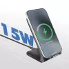 LogiLink Smartphone Statīvs un Bezvadu Lādētājs Melns