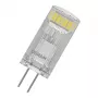 OSRAM LED PIN 12V P 1.5W 827 Clear G4 12V zemsprieguma LED lampa ar spraudņa pamatni