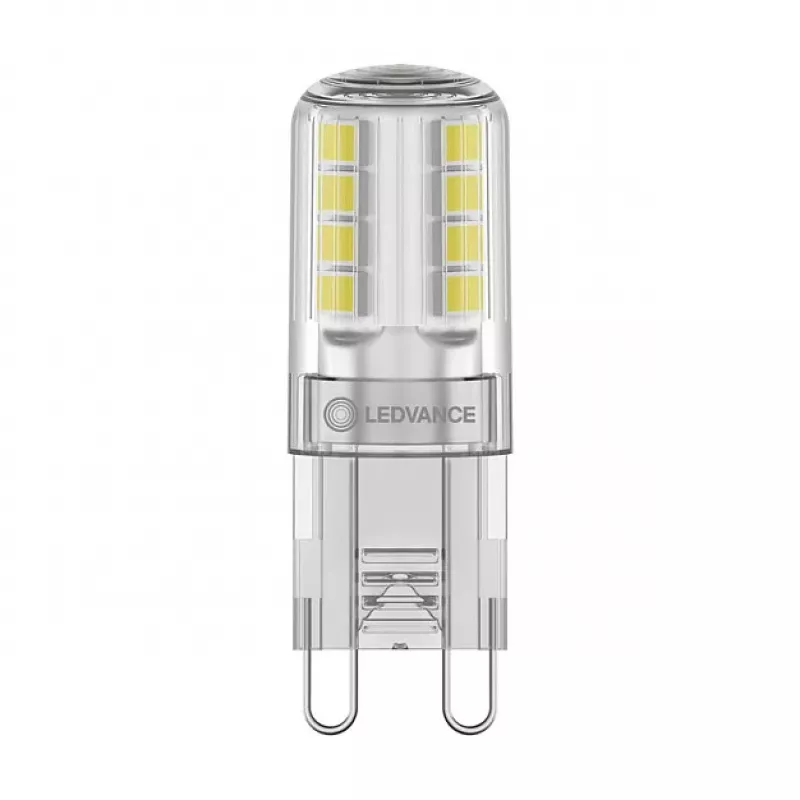 OSRAM LED PIN G9 2.6W 827 Clear G9 LED Lamp with Retrofit Plug Base
