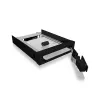ICY BOX IB-2217ASTS Mobile Storage Rack - 2.5 inch (6.4 cm) uz 3.5 inch (8.9 cm) - Melns