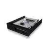 ICY BOX IB-2217ASTS Mobile Storage Rack - 2.5 inch (6.4 cm) uz 3.5 inch (8.9 cm) - Melns