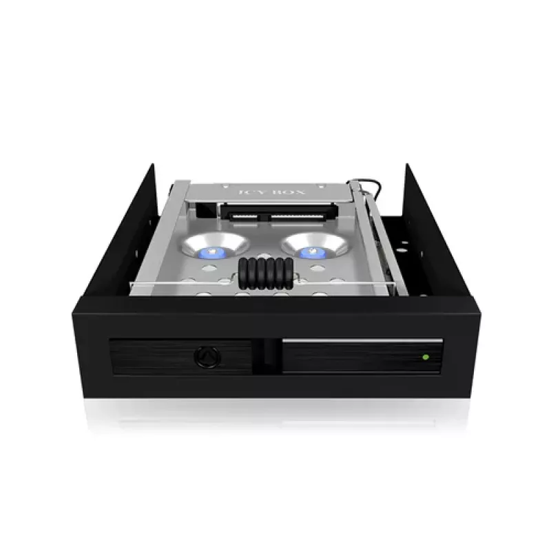 ICY BOX IB-2217ASTS Mobile Storage Rack - 2.5 inch (6.4 cm) uz 3.5 inch (8.9 cm) - Melns