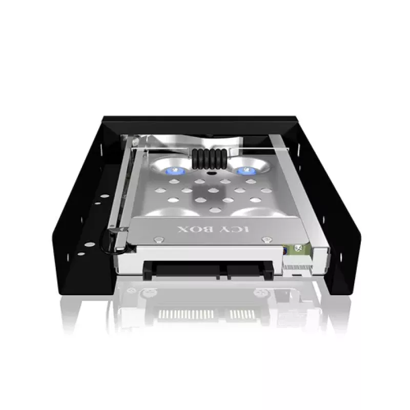 ICY BOX IB-2217ASTS Mobile Storage Rack - 2.5 inch (6.4 cm) uz 3.5 inch (8.9 cm) - Melns