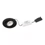 Brumberg Nivalis LED Iegremdējamais Prožektors 8W 3000K 650lm 230V AC Melns 68mm Izgriezums