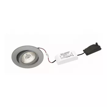 Brumberg Nivalis LED Iebūvējamais Prožektors 8W 3000K 650lm Izgriezums 68mm Niķelis