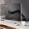 ONKRON G90-B Viena monitora galda stiprinājums 13-34 inch ekrāniem, līdz 10 kg, melns