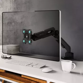ONKRON G90-B Viena monitora galda stiprinājums 13-34 inch ekrāniem, līdz 10 kg, melns