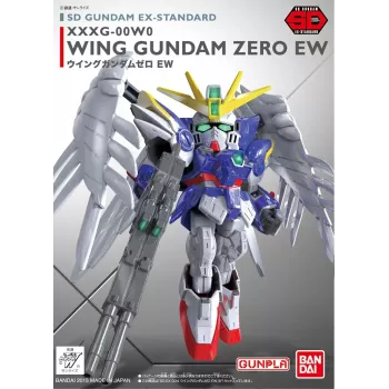GUNPLA SDEX Wing Gundam Zero EW Plastmasas Modeļa Komplekts