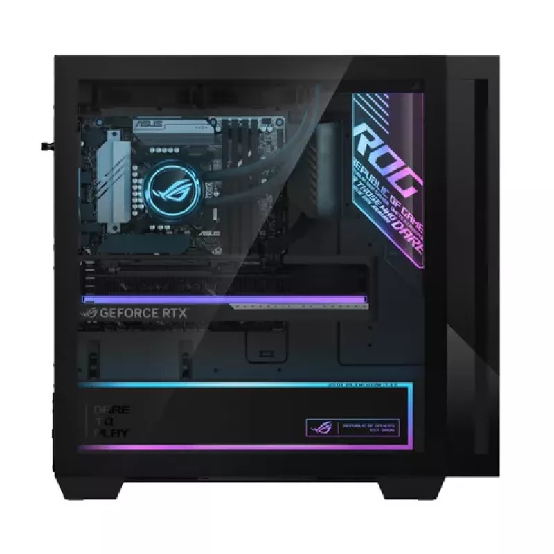 ASUS ROG Desktop - Intel Core Ultra 7 - 64GB DDR5 RAM - 2TB NVMe SSD - NVIDIA GeForce RTX 5000 - Windows 11 Home - Melns