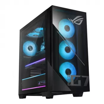 ASUS ROG Desktop - Intel Core Ultra 7 - 64GB DDR5 RAM - 2TB NVMe SSD - NVIDIA GeForce RTX 5000 - Windows 11 Home - Melns