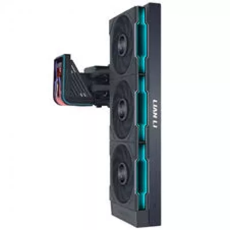 Lian Li HydroShift II OLED Curved 360 UNI FAN TL AIO ūdens dzesēšana, 360 mm, OLED displejs, TL-FLEX ventilatori - Melns