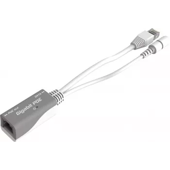 MikroTik Power Injector (RBGPOE) - Passive PoE, 10/100 Mbps, 9-48V DC Input