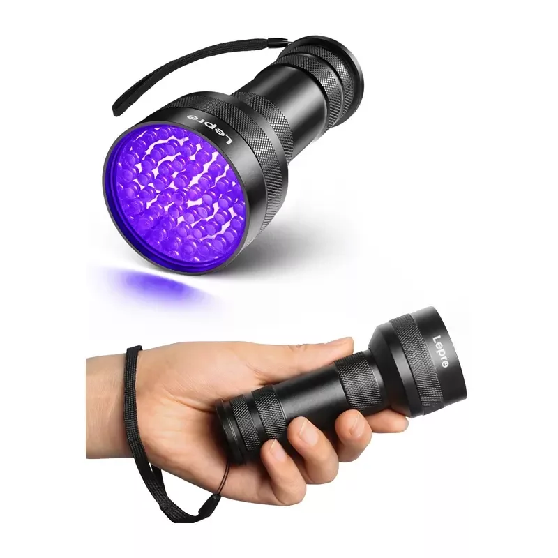 Lepro HD51 UV Flashlight 365nm 5W USB-C Rechargeable Black