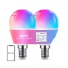 LEPRO BP1-2 E14 LED spuldze ar Bluetooth un Wi-Fi, 470 lm, 2 iepakojums