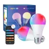 LEPRO B2-2 E27 Wi-Fi LED spuldze, 1100 lm, 2 iepakojumā