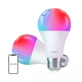 LEPRO B2-2 E27 Wi-Fi LED spuldze, 1100 lm, 2 iepakojumā