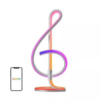 LEPRO TB2 RGB galda lampa ar mūzikas sinhronizāciju, Wi-Fi, balss vadību